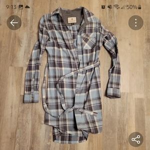 Flannel dress